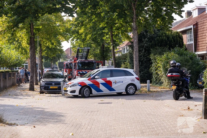 Brand in bijkeuken overgeslagen naar dak