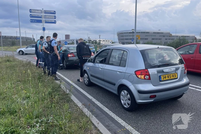 Veel schade bij kop-staart botsing