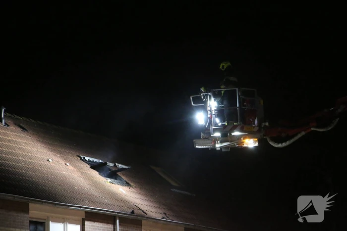 Fikse schade na brand op zolder