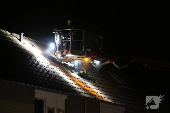 Fikse schade na brand op zolder