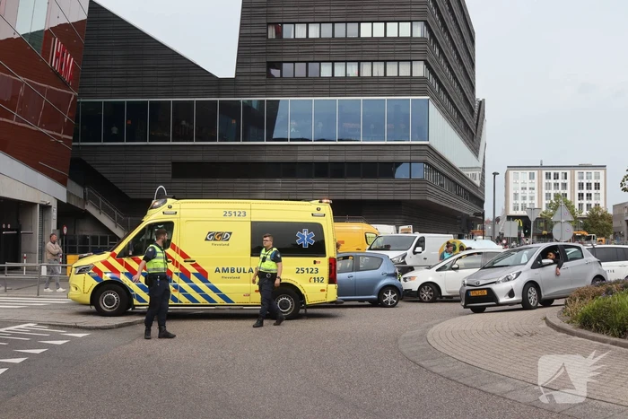 Verkeersopstopping na ongeval