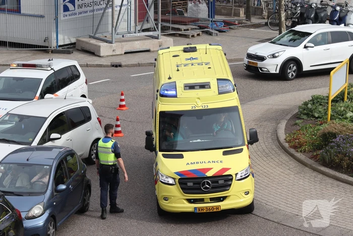 Verkeersopstopping na ongeval