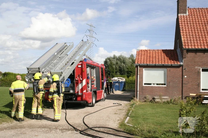 Brand bij woning snel onder controle