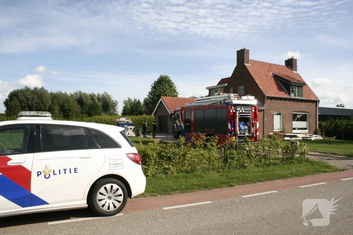 Brand bij woning snel onder controle