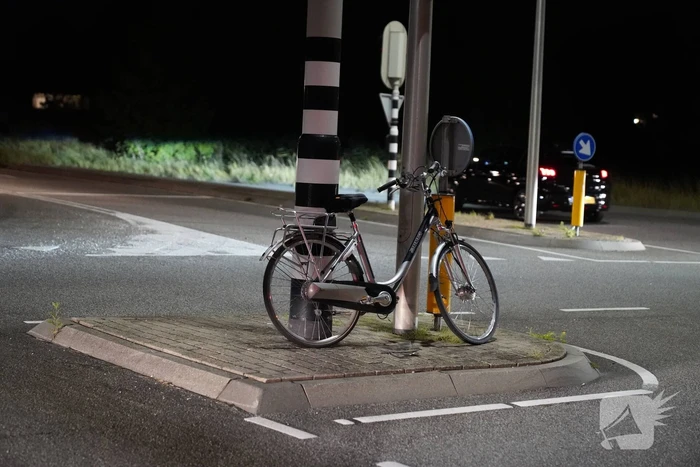 Fietser gewond bij botsing met auto