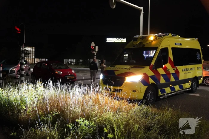 Fietser gewond bij botsing met auto