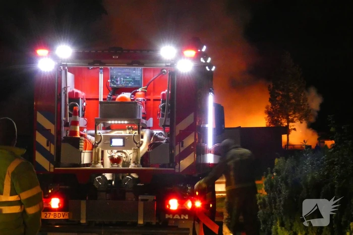 Uitslaande brand in stacaravan op vakantiepark Sonnevanck