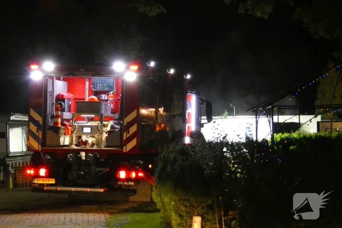 Uitslaande brand in stacaravan op vakantiepark Sonnevanck