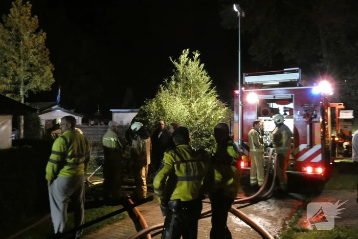 Uitslaande brand in stacaravan op vakantiepark Sonnevanck