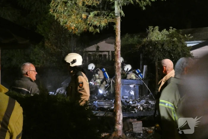 Uitslaande brand in stacaravan op vakantiepark Sonnevanck