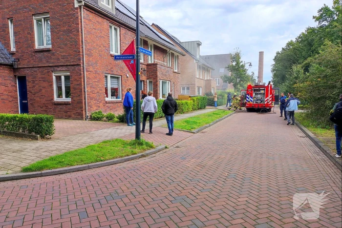 Brand in schuur naast woning