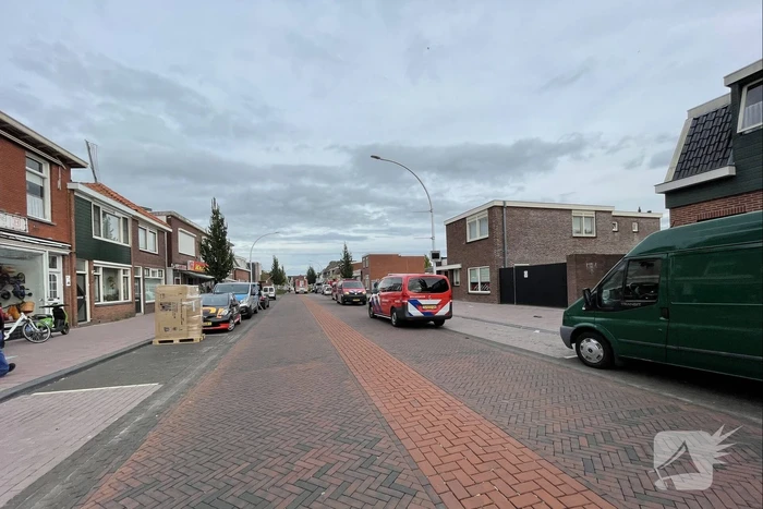 Forse rookontwikkeling bij brand in schuur