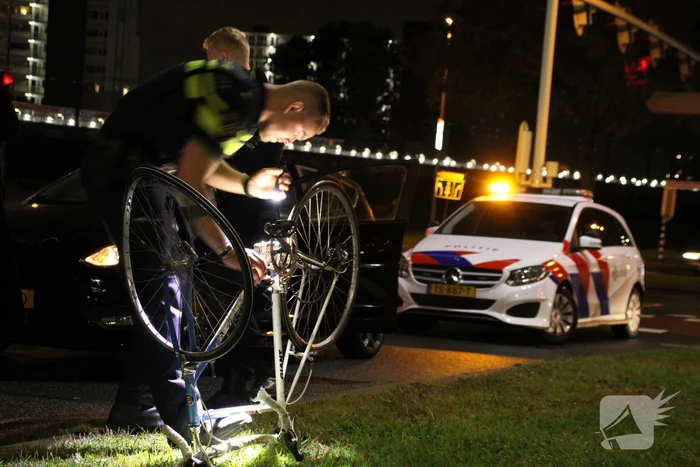 Wielrenner verlaat ongeval