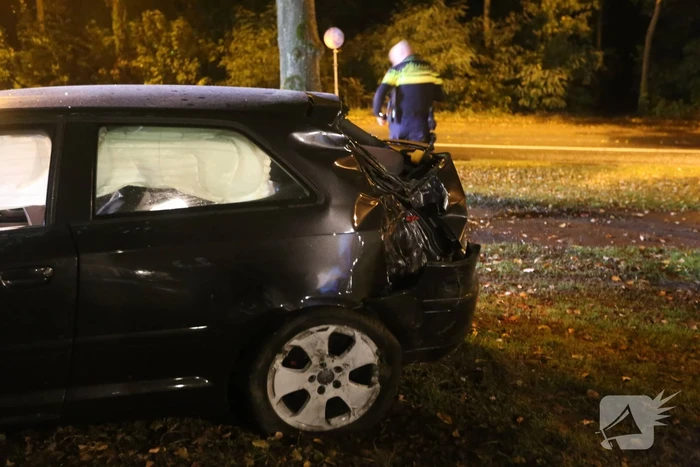 Automobilist onder invloed betrokken bij eenzijdig ongeval