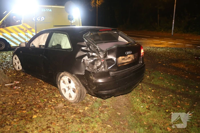 Automobilist onder invloed betrokken bij eenzijdig ongeval