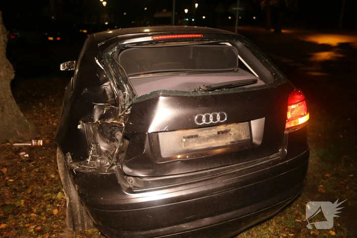 Automobilist onder invloed betrokken bij eenzijdig ongeval
