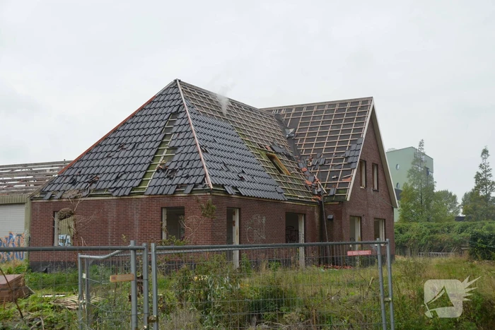 Brand ontstaan in leegstaande woning