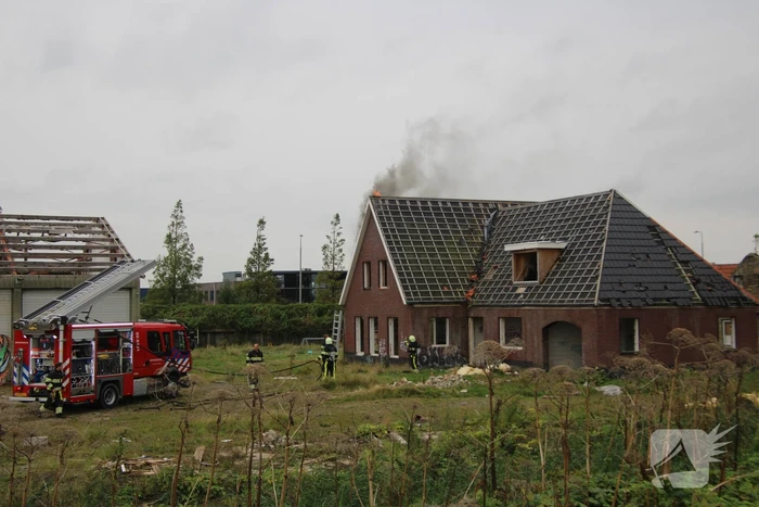 Brand ontstaan in leegstaande woning