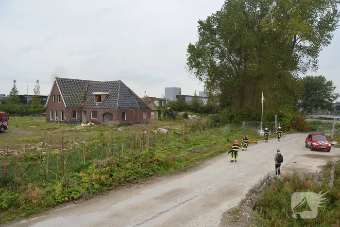 Brand ontstaan in leegstaande woning