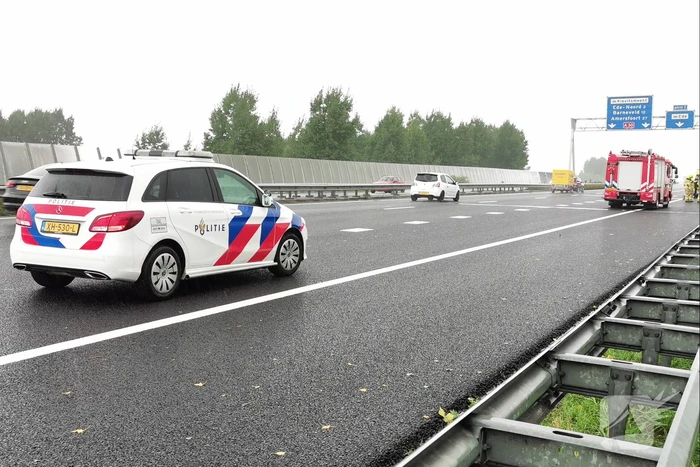 Kind gewond bij kop-staart botsing op snelweg