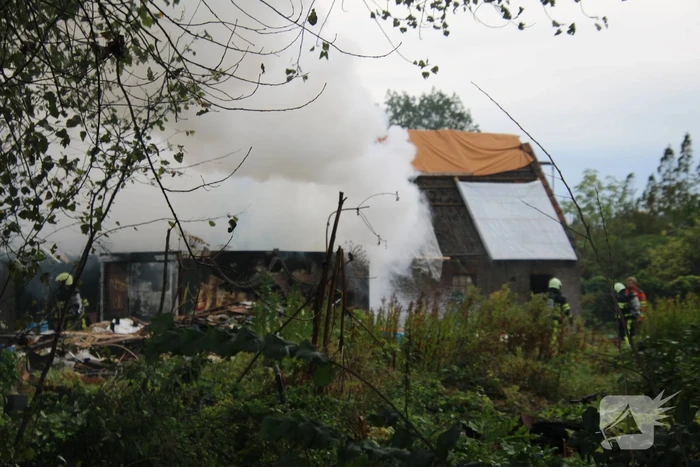 Wederom brand bij slooppanden