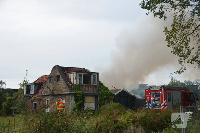 Wederom brand bij slooppanden