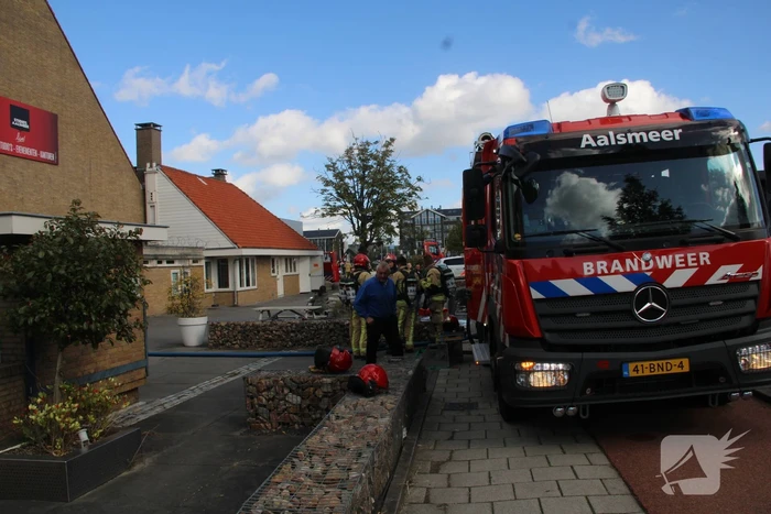 Bedrijfsverzamelgebouw ontruimd vanwege grote brand