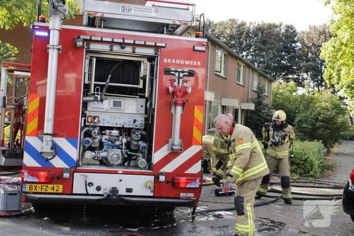 Cv-ketel op zolder vliegt in brand van woning