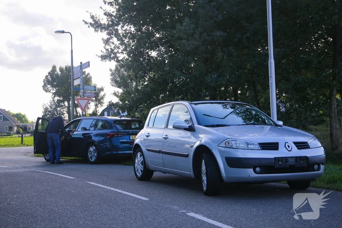 Twee auto's betrokken geraakt bij kop-staart ongeval