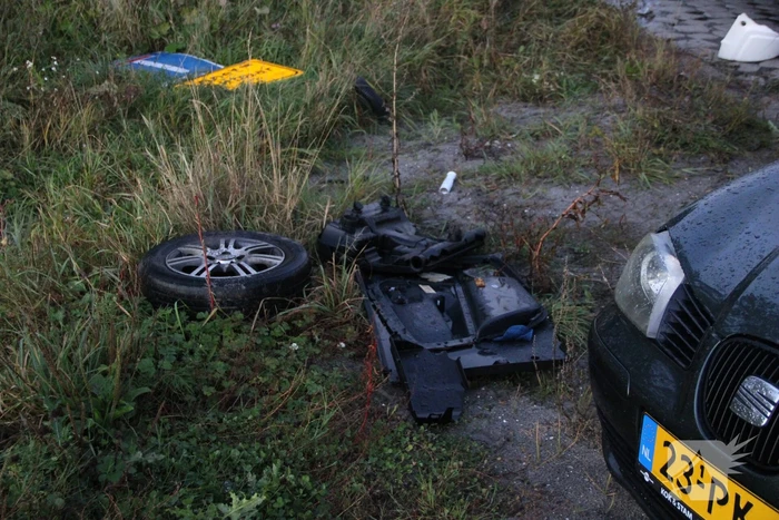 Twee gewonden na ongeval met vrachtwagen