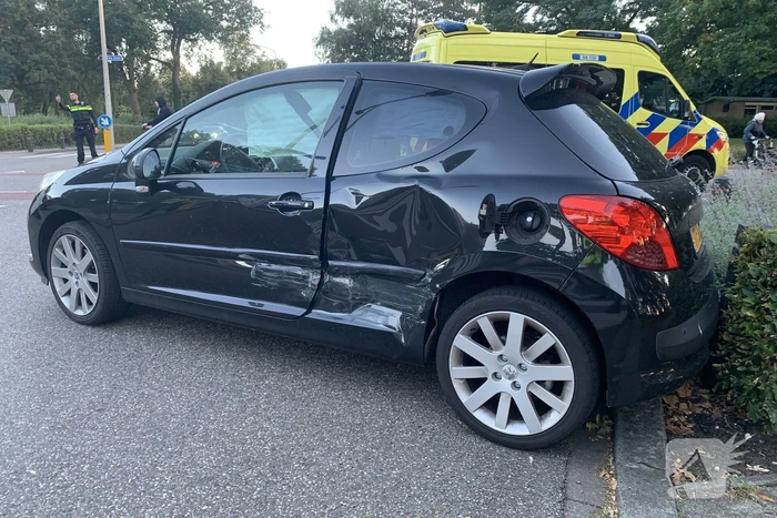 Schade bij ongeval op kruising