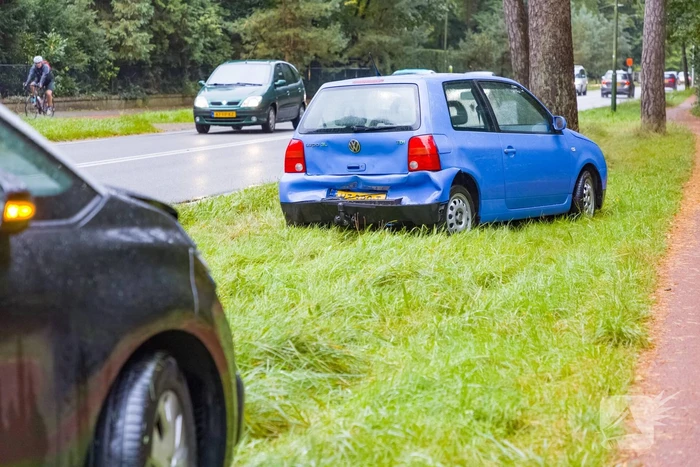 Eén gewonde bij kop-staart botsing