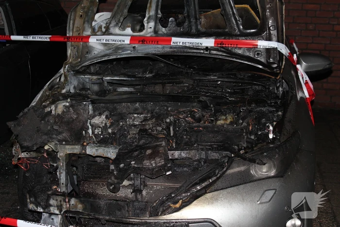 Twee auto's verwoest door brand