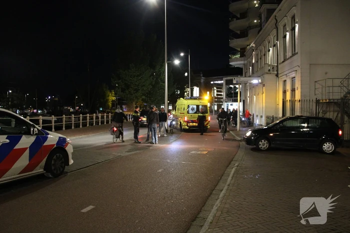 Fietsster komt in botsing met personenauto