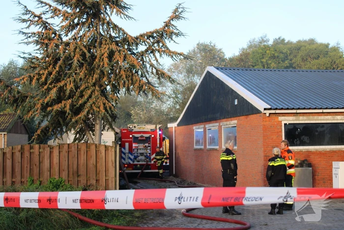 Brand in boothuis