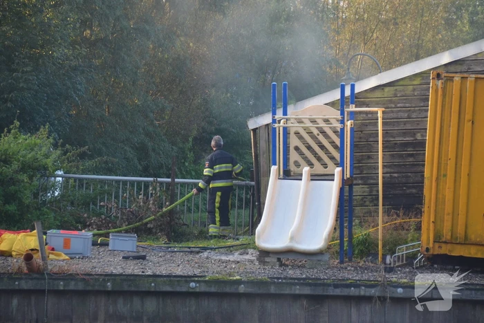 Brand in boothuis