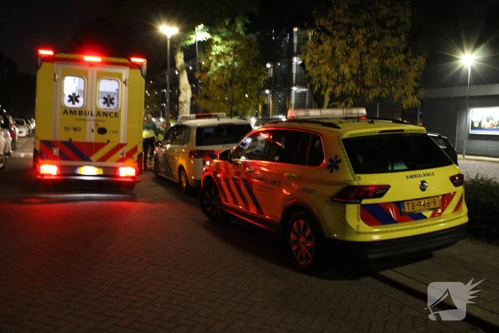 Hulpdiensten groots aanwezig voor incident