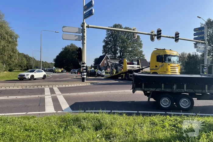 Motorrijder gewond bij aanrijding