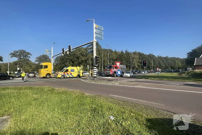 Motorrijder gewond bij aanrijding