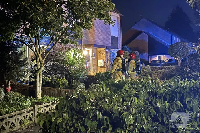 Brandweer ingezet wegens brand in achtertuin