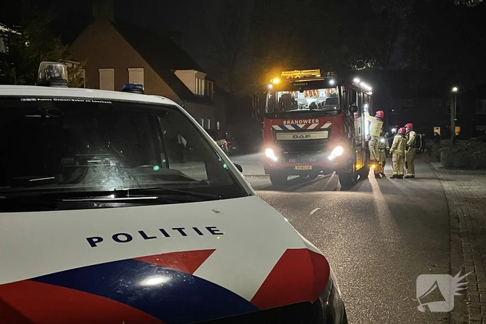 Brandweer ingezet wegens brand in achtertuin