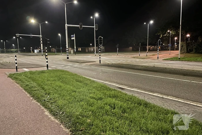 Kruispunt platgelegd door explosie verkeerslicht