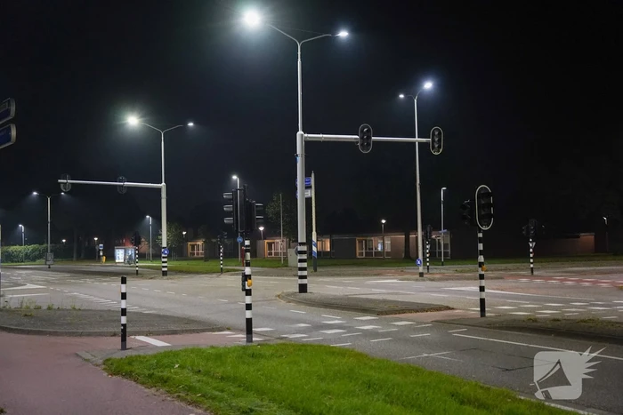 Kruispunt platgelegd door explosie verkeerslicht