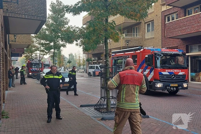 Uitslaande brand op balkon appartement