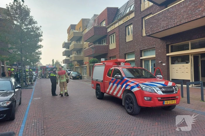 Uitslaande brand op balkon appartement