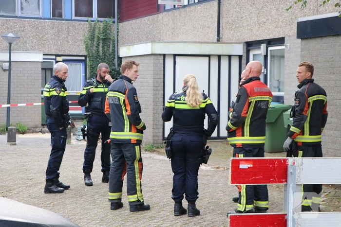 Voorzijde weggezakt bij een woning