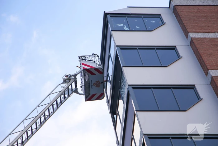 Man sluit zichzelf buiten