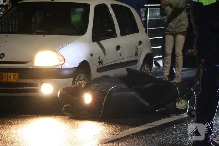 Scooterrijder aangereden door automobilist