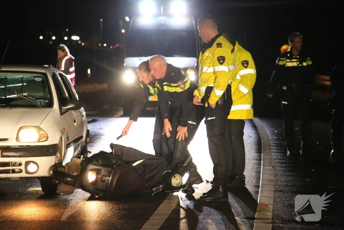 Scooterrijder aangereden door automobilist