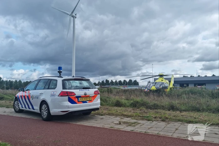 Hulpdiensten groots ingezet bij bedrijfspand